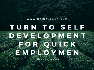 Turn To Self DEVELOPMENT For Quick Employment