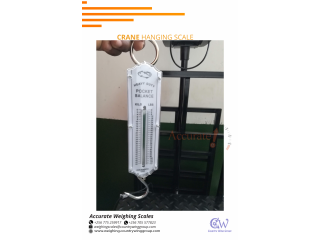 +256 705577823 digital crane weighing scale with optional hanging pan for commercial use Busia