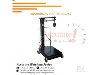 Platform weighing scale with a wide stainless-steel column and plate  +256 705577823